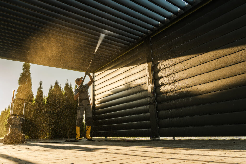 Pressure washing
